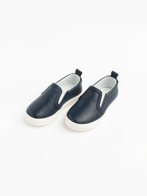 Navy Classic Slip On  | Final Sale