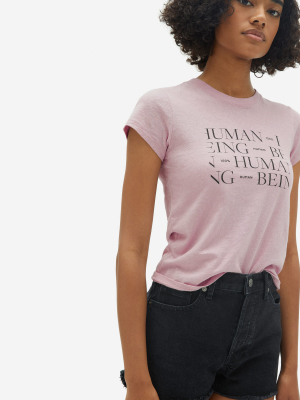 The 100% Human Being Human Tee