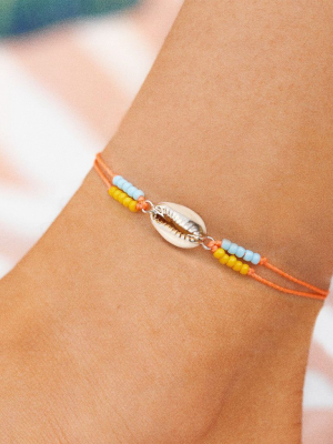 Ibiza Cowrie Charm Anklet