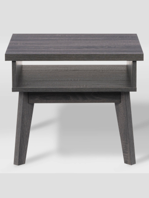 Hollywood Side Table Dark Gray - Corliving