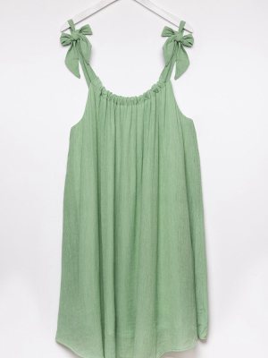 Brinley Drawstring Tie Strap Dress