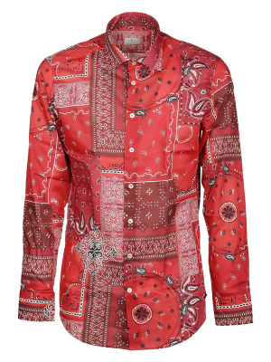 Etro Bandana Print Long-sleeved Shirt