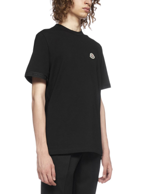 Moncler Logo Patch Crewneck T-shirt