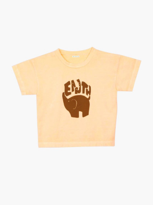 Ellis T-shirt Organic Cotton Orange - Sale