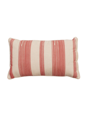 Levi Stripe Lumbar Throw Pillow - Décor Therapy