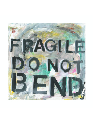 Fragile Do Not Bend Art Print