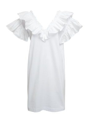 Msgm Ruffled Mini Dress