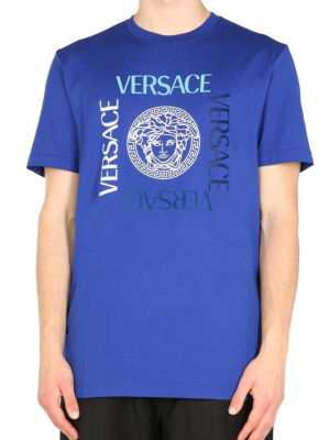 Versace Medusa Printed Crewneck T-shirt