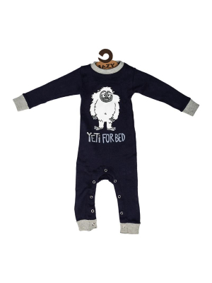 Yeti For Bed Baby Onesie