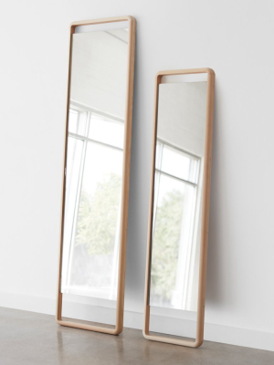 Hinoki Wood Floor Mirror