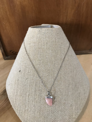 Alexandra Gioia Dainty Necklace Pink Opal