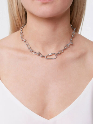 Toggle Chain Choker Necklace