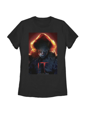 Women's It Chapter Two Chapter Two Pennywise Is Back T-shirt