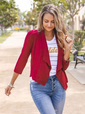 The Rae Blazer - Red