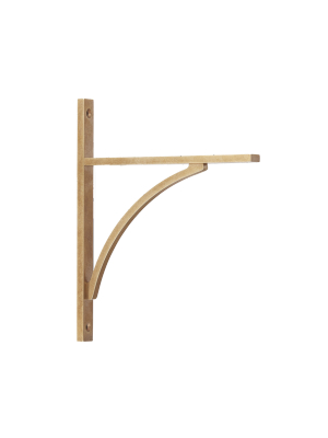 Stirchley Brass Shelf Bracket