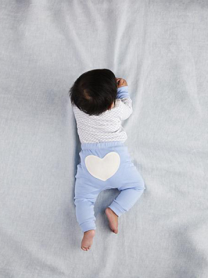Little Boy Blue Heart Pants