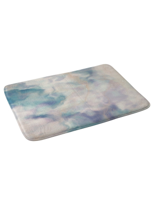 Geometric Bath Mat Blue - Deny Designs