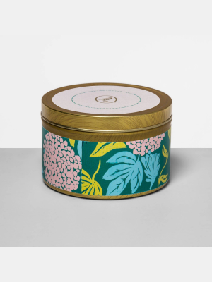 4.8oz Tin Jar Candle Willow & Fern - Floral Collection - Opalhouse™