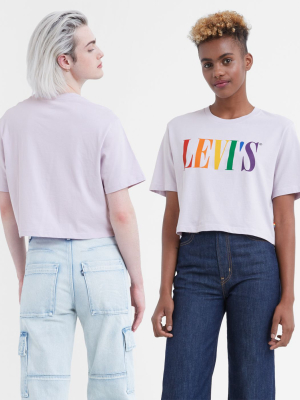 Levi's® Pride Community Cropped Tee Shirt