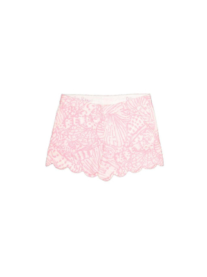 Lilly Pulitzer Pink And White Shorts