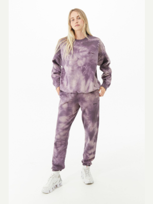 Iets Frans... Dusk Purple Tie-dye Jogger Pant