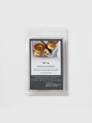 6ct Vanilla Bourbon Scented Wax Melts - Threshold™