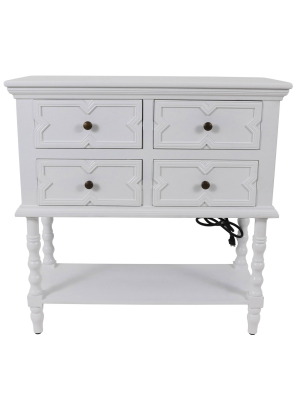 Mona Four Drawer Console Table - Décor Therapy