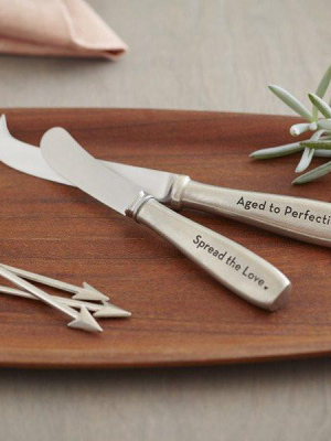 "aged To Perfection" Cheese Knife