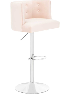 Zain Adjustable Bar Stool Light Pink