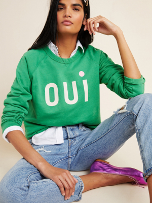 Clare V. For Anthropologie Oui Sweatshirt