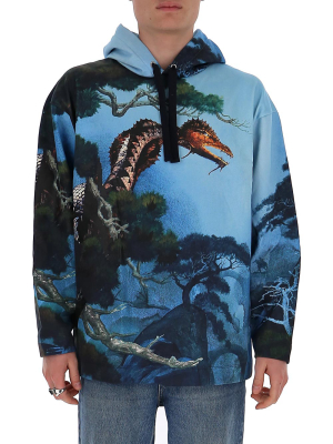 Valentino Graphic Print Hoodie