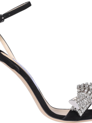 Jimmy Choo Thyra Crystal Embellished Sandals