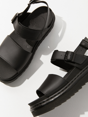 Dr. Martens Voss Black Leather Sandal