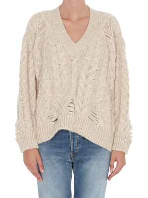 Stella Mccartney V-neck Knitted Sweater