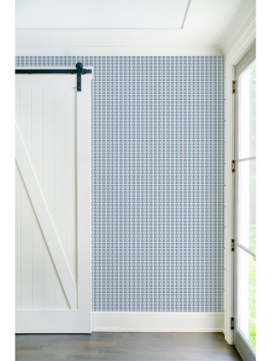 Cheval Dutch Blue Wallpaper