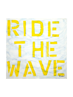 Ride The Wave Art Print