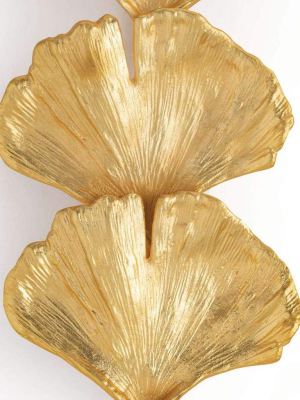 Ginkgo Sconce Large