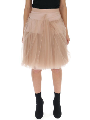 Prada High Waisted Tulle Skirt