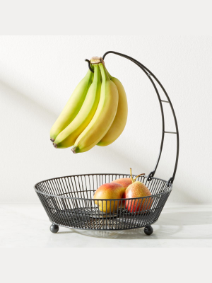 Barrett Banana Holder With Basket Graphite