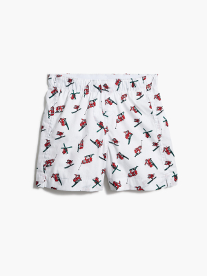 Santa Skiing Boxers