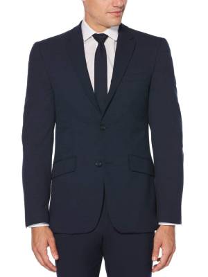 Slim Fit Washable Navy Suit Jacket