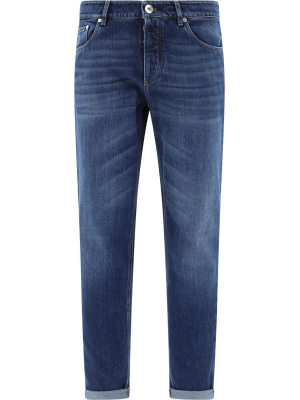 Brunello Cucinelli Mid-rise Cuffed Jeans