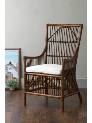 Walton Rattan Occasional Chair Brown - East At Main