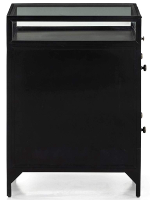 Shadow Box Modular Filing Cabinet, Black