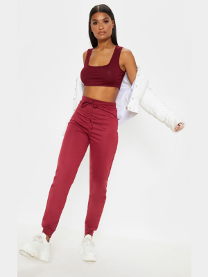 Burgundy Ultimate Sweat Joggers