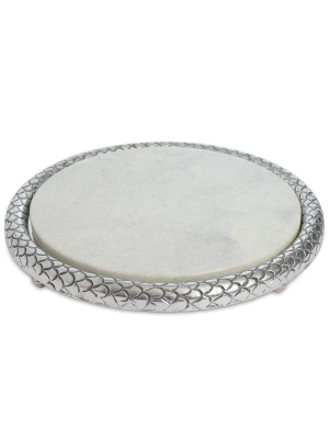 Julia Knight Florentine 11" Marble Cheese Tray