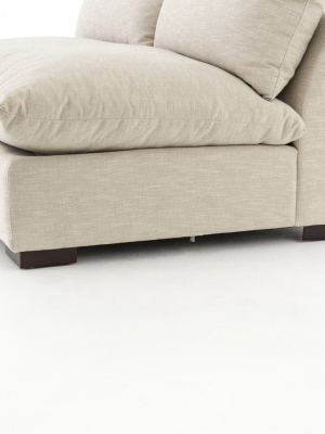 Grant Armless Sofa In Oatmeal