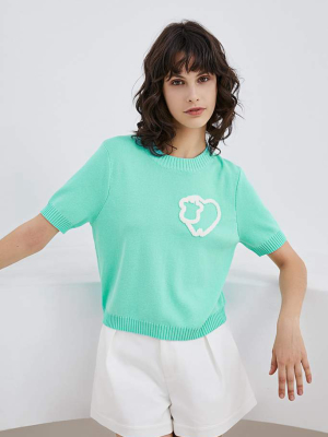 Jolie Aqua Cutie Sweater