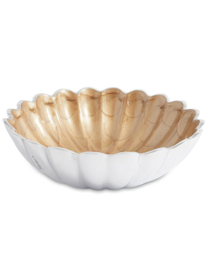 Julia Knight Peony 8.5" Round Deep Bowl In Toffee