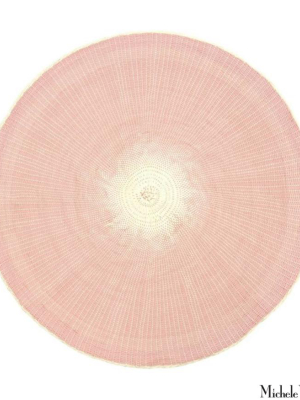 Willa Woven Placemat Pink